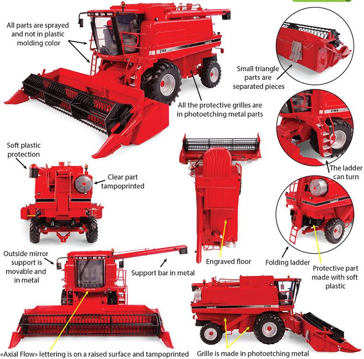 Case IH Axial Flow 2188 Combine - 1:32